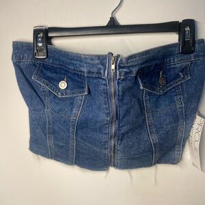 Blue Denim Bandeau